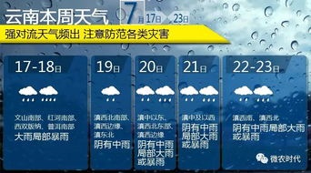 云南天气预报一周7天(云南天气预报一周7天详情) 云南天气预报一周7天(云南天气预报一周7天详情)